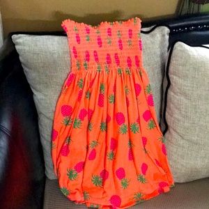 Floral and pineapple